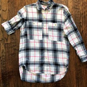 Gap | Black & Pink Plaid Tunic